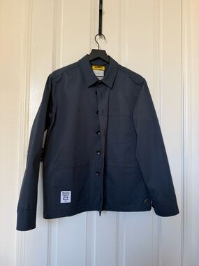 Percival Auxiliary rain jacket navy